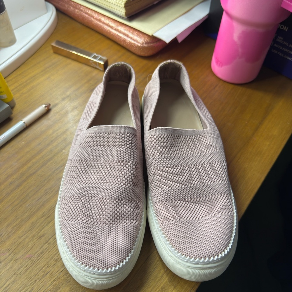 Pink Slip-On Sneakers